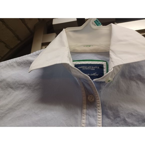 American Eagles Outfitters "Favorite Shirt" Women's SZ 2 Light Bluish Purple - Picture 2 of 6